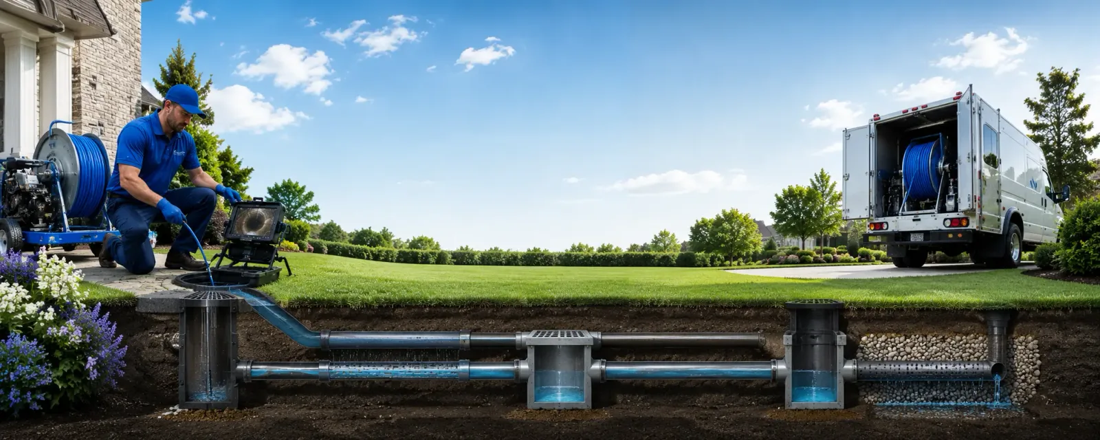 Outdoor drain cleaning information for Juliette, GA
